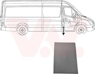 Van Wezel 3077416 - Облицовка / защитная накладка, боковина autodnr.net