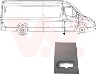 Van Wezel 3077418 - Облицовка / защитная накладка, боковина autodnr.net