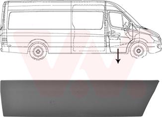 Van Wezel 3077424 - Облицовка / защитная накладка, дверь autodnr.net