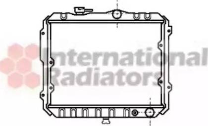 Van Wezel 32002007 - Радиатор, охлаждение двигателя avtokuzovplus.com.ua