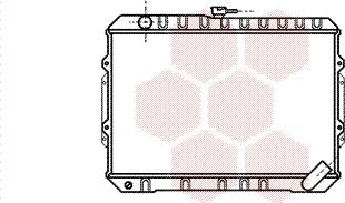 Van Wezel 32002049 - Радіатор, охолодження двигуна autocars.com.ua