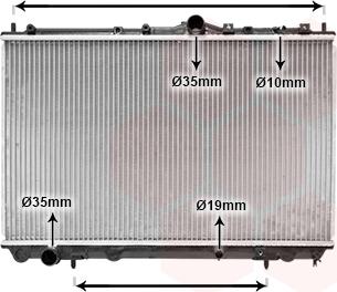 Van Wezel 32002101 - Радиатор, охлаждение двигателя autodnr.net