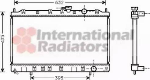 Van Wezel 32002131 - Радіатор, охолодження двигуна autocars.com.ua