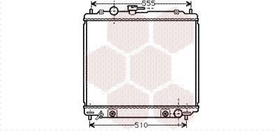 Van Wezel 32002138 - Радиатор, охлаждение двигателя avtokuzovplus.com.ua