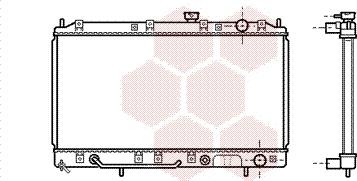 Van Wezel 32002143 - Радіатор, охолодження двигуна autocars.com.ua