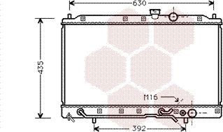 Van Wezel 32002148 - Радиатор, охлаждение двигателя autodnr.net