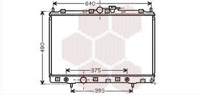 Van Wezel 32002200 - Радіатор, охолодження двигуна autocars.com.ua