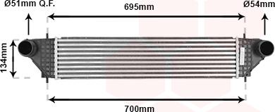 Van Wezel 32004277 - Интеркулер autocars.com.ua