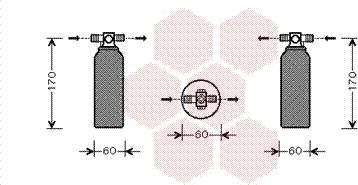 Van Wezel 3200D155 - Осушувач, кондиціонер autocars.com.ua