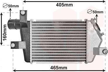 Van Wezel 32014702 - Интеркулер, теплообменник турбины avtokuzovplus.com.ua