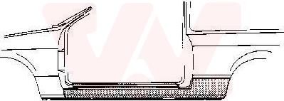 Van Wezel 3208103 - Підніжка, накладка порога autocars.com.ua