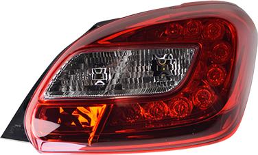 Van Wezel 3264926 - Задній ліхтар autocars.com.ua