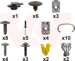 Van Wezel 3396794 - Монтажний комплект, буфер autocars.com.ua