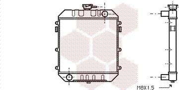 Van Wezel 37002018 - Радіатор, охолодження двигуна autocars.com.ua