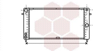 Van Wezel 37002106 - Радіатор, охолодження двигуна autocars.com.ua