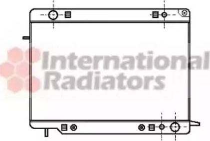 Van Wezel 37002141 - Радіатор, охолодження двигуна autocars.com.ua