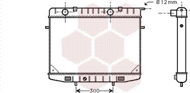 Van Wezel 37002188 - Радіатор, охолодження двигуна autocars.com.ua