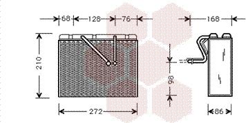 Van Wezel 3700V300 - Испаритель, кондиционер autodnr.net