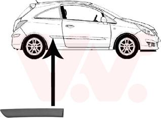 Van Wezel 3750420 - Облицовка / защитная накладка, боковина avtokuzovplus.com.ua