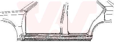 Van Wezel 3760103 - Підніжка, накладка порога autocars.com.ua