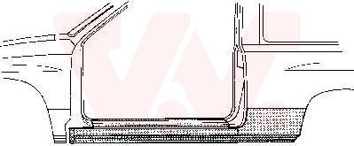 Van Wezel 3770101 - Підніжка, накладка порога autocars.com.ua