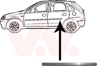 Van Wezel 3777425 - Облицовка / защитная накладка, дверь avtokuzovplus.com.ua