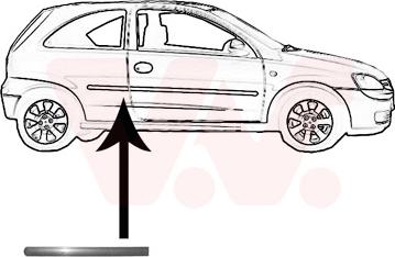 Van Wezel 3777430 - Облицовка / защитная накладка, боковина avtokuzovplus.com.ua