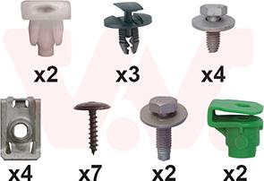 Van Wezel 3805796 - Монтажний комплект, крило autocars.com.ua