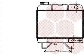 Van Wezel 40002021 - Радіатор, охолодження двигуна autocars.com.ua