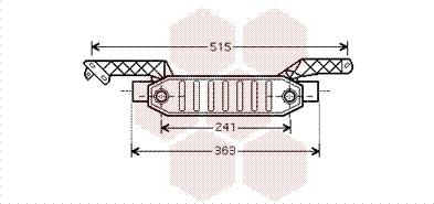 Van Wezel 40003282 - Масляний радіатор, рухове масло autocars.com.ua