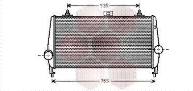 Van Wezel 40004338 - Интеркулер, теплообменник турбины avtokuzovplus.com.ua