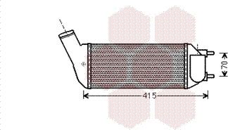 Van Wezel 40004341 - Интеркулер, теплообменник турбины avtokuzovplus.com.ua