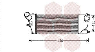 Van Wezel 40004345 - Интеркулер autocars.com.ua