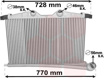 Van Wezel 40004363 - Интеркулер autocars.com.ua