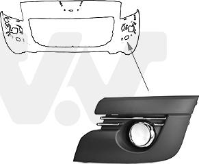 Van Wezel 4076583 - Облицовка, бампер avtokuzovplus.com.ua