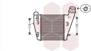 Van Wezel 43004423 - Интеркулер autocars.com.ua