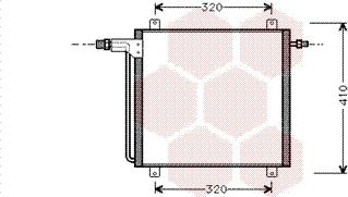 Van Wezel 43005200 - Конденсатор кондиционера autodnr.net