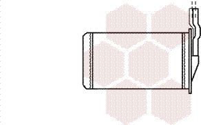 Van Wezel 43006003 - Теплообмінник, опалення салону autocars.com.ua