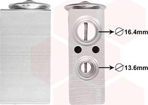 Van Wezel 43011705 - Розширювальний клапан, кондиціонер autocars.com.ua