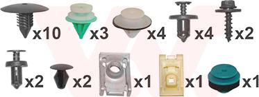 Van Wezel 4327793 - Монтажний комплект, крило autocars.com.ua