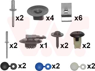 Van Wezel 4374793 - Монтажный комплект, буфер avtokuzovplus.com.ua