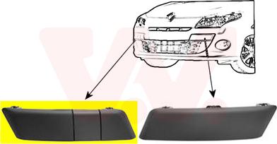 Van Wezel 4377582 - Облицовка, бампер avtokuzovplus.com.ua