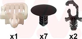 Van Wezel 4414797 - Монтажний комплект, капот двигуна autocars.com.ua