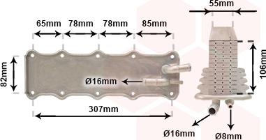 Van Wezel 49014700 - Интеркулер autocars.com.ua