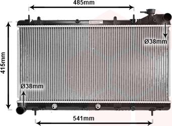Van Wezel 51002016 - Радіатор, охолодження двигуна autocars.com.ua