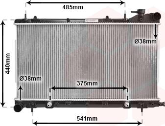 Van Wezel 51002049 - Радіатор, охолодження двигуна autocars.com.ua