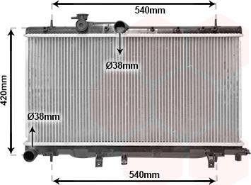 Van Wezel 51002052 - Радіатор, охолодження двигуна autocars.com.ua