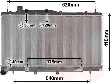 Van Wezel 51002106 - Радіатор, охолодження двигуна autocars.com.ua