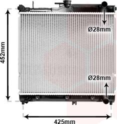 Van Wezel 52002055 - Радіатор, охолодження двигуна autocars.com.ua