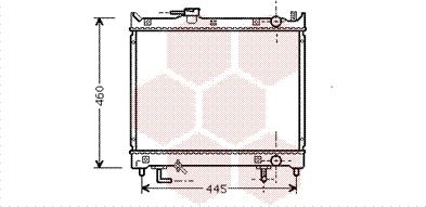 Van Wezel 52002071 - Радіатор, охолодження двигуна autocars.com.ua